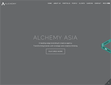 Tablet Screenshot of alchemyasia.com